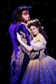 Beauty and the Beast Tour Justin Glaser and Liz Shivener. Photo by Joan Marcus.