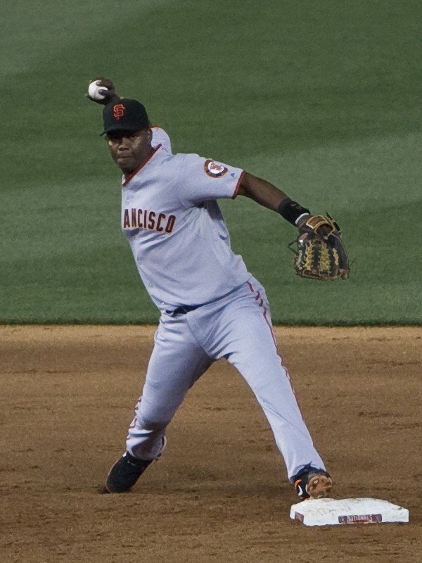 World Series MVP Edgar Rentería. Photo by MissChatter on Flickr (Original version). World Series MVP Edgar Rentería. Photo by MissChatter on Flickr (Original version).