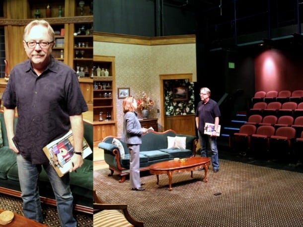 Artistic director Tom Ross on the set of A Delicate Balance, Aurora Theatre, Berkeley. Artistic director Tom Ross on the set of A Delicate Balance, Aurora Theatre, Berkeley.