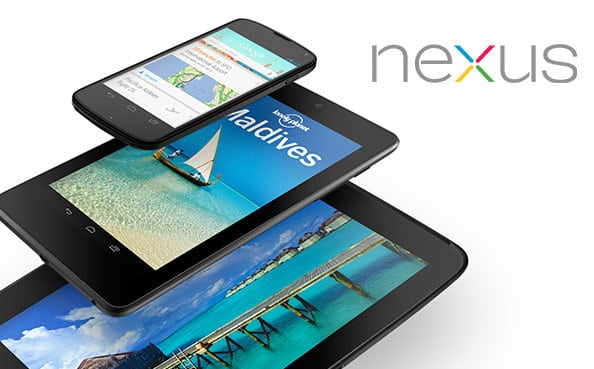 Google Nexus 4 phone, Nexus 7 tablet, Nexus 10 tablet