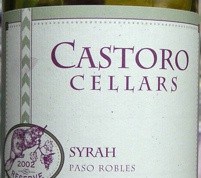Castoro Cellars Syrah