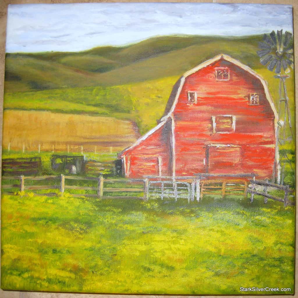 red-barn-oil-painting