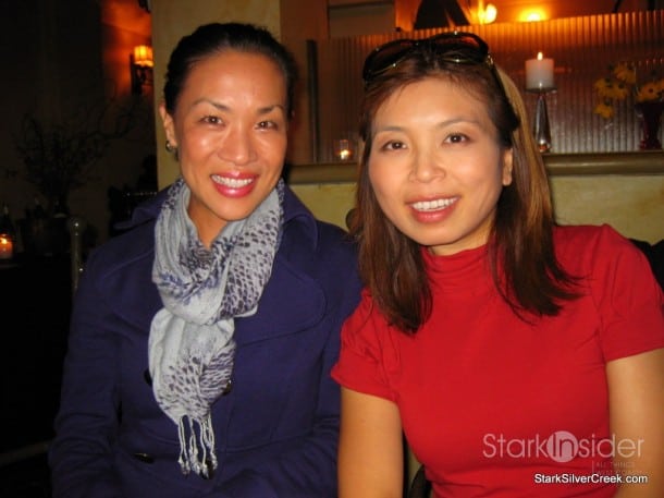 Enjoying fine wine and food with the Food Fashionista (Mika Takeuchi) Enjoying fine wine and food with the Food Fashionista (Mika Takeuchi)
