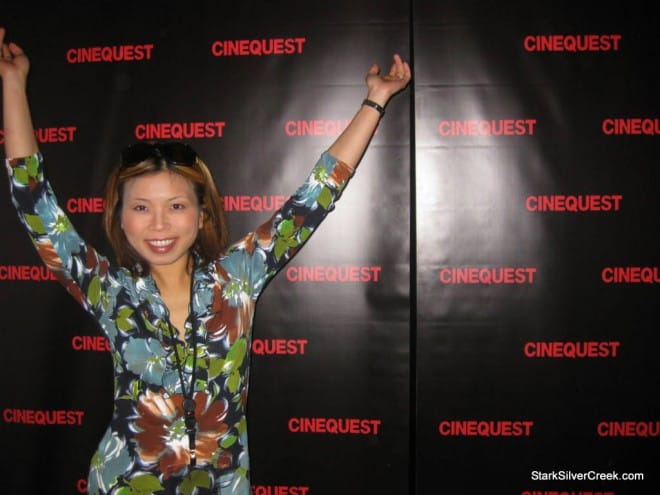 Yes, this was my red carpet moment...except there wasn't a red carpet.