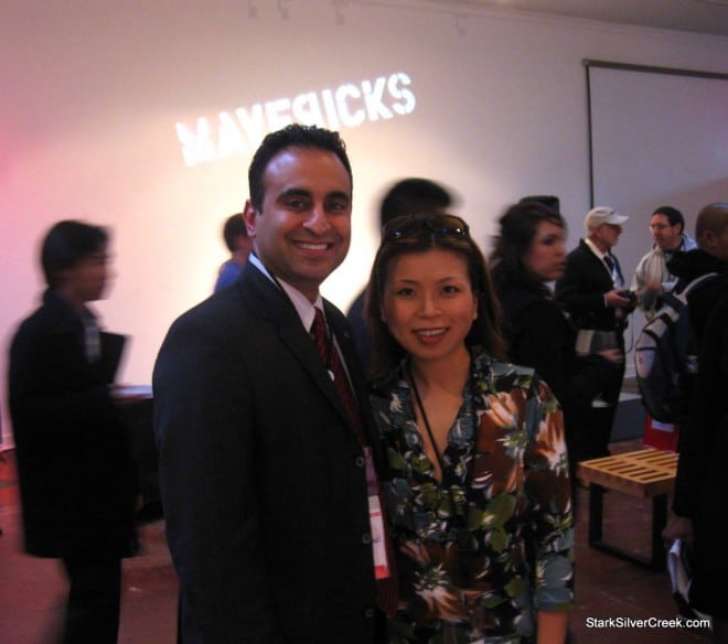 (l to r): Ash Kalra (San Jose Councilmember and Indie film fan), Loni Kao Stark (me). I had a good interview with him on the impact of the film festival on the City of San Jose. Stay tuned!