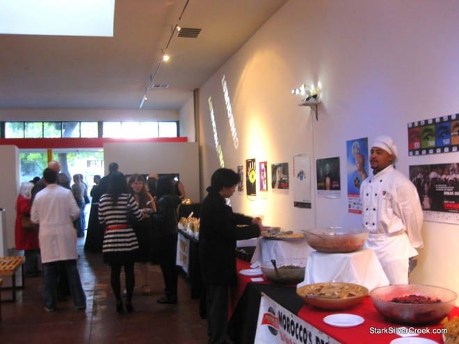 Plenty of food by Morocco's paired with glasses of wine, great conversation.