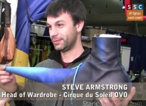 Steve Armstrong, Head of Wardrobe - Cirque du Soleil OVO Steve Armstrong, Head of Wardrobe - Cirque du Soleil OVO