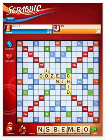 Scrabble Scrabble iPad