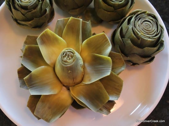 artichoke-crab-strawberry-vinegrette-salad-11