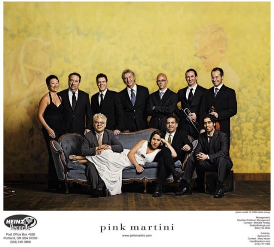 Pink Martini. Photo credit: Adam Levey. Pink Martini. Photo credit: Adam Levey.