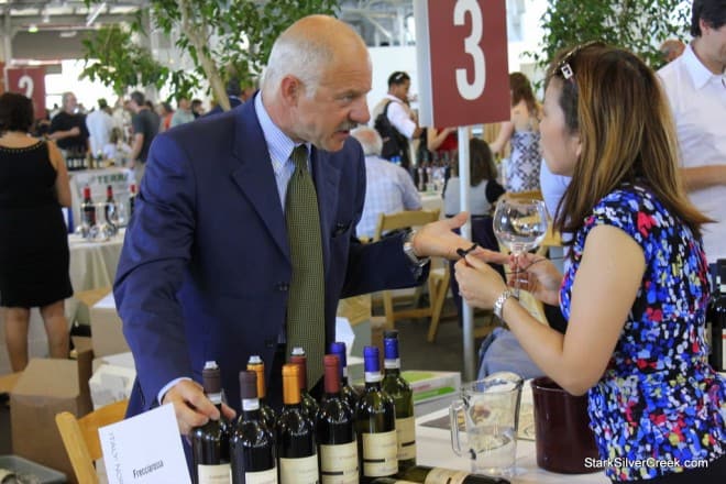 2010-Golden-Glass-Slow-Food-San-Francisco-70 Frecciarossa Winery located in northwest region of Italy. The specialize in Pinots. (Select for larger photo.)