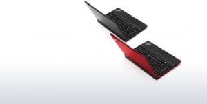 ThinkPad X100e in black and red