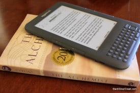 Amazon Kindle size comparison with novel Amazon Kindle size comparison with novel
