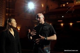 Anna Karenina Opera San Jose SSC Loni Kao Stark with stage director Brad Dalton