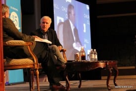 James Cameron with Eric Schmidt at Churchill Club