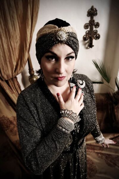 Annmarie Martin plays Norma Desmond in Andrew Lloyd Weber's Sunset Boulevard. Photo by Joyce Goldschmid.