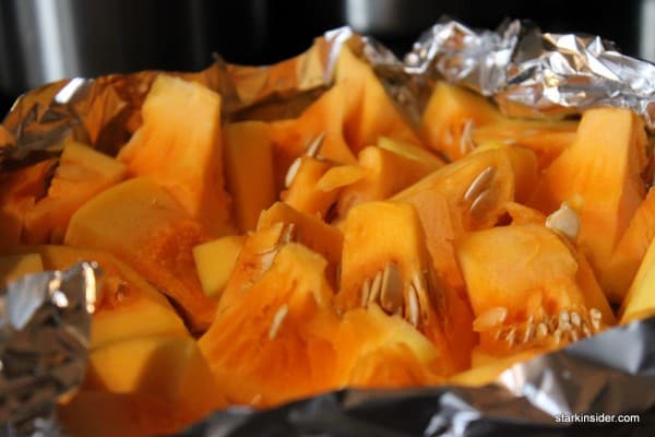 Roasting pumpkin Roasting pumpkin