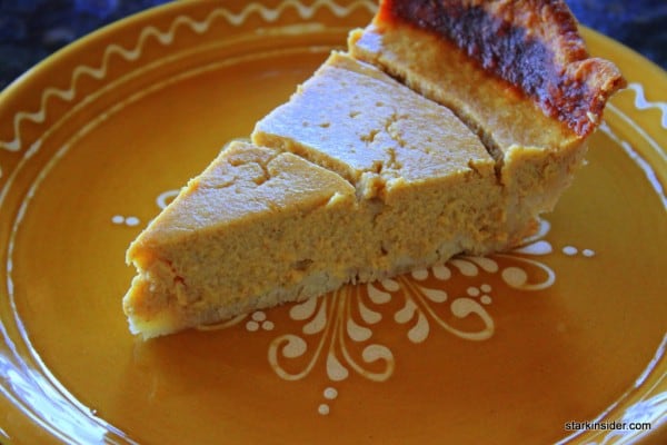 Pumpkin pie, the real McCoy Pumpkin pie, the real McCoy
