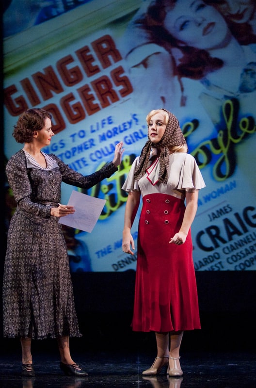 (l to r) Christianne Tisdale and Anna Aimee White in San Jose Repertory Theatre's Co-Production of Backwards in High Heels. Photo by Tim Fuller.