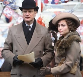 Colin Firth and Helena Bonham Carter in The King's Speech.