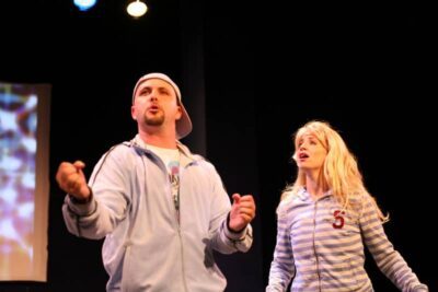 Keith Pinto, Molly Bell In the Fringe NYC production Photo credit: Dixie Sheridan