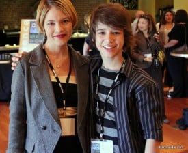 Actors Nicki Aycox and Uriah Shelton, attend launch celebration and screening of their film, Lifted. Actors Nicki Aycox and Uriah Shelton, attend launch celebration and screening of their film, Lifted.