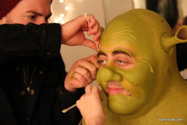 It's not easy being green. The makeup effects are film caliber. It's not easy being green. The makeup effects are film caliber.