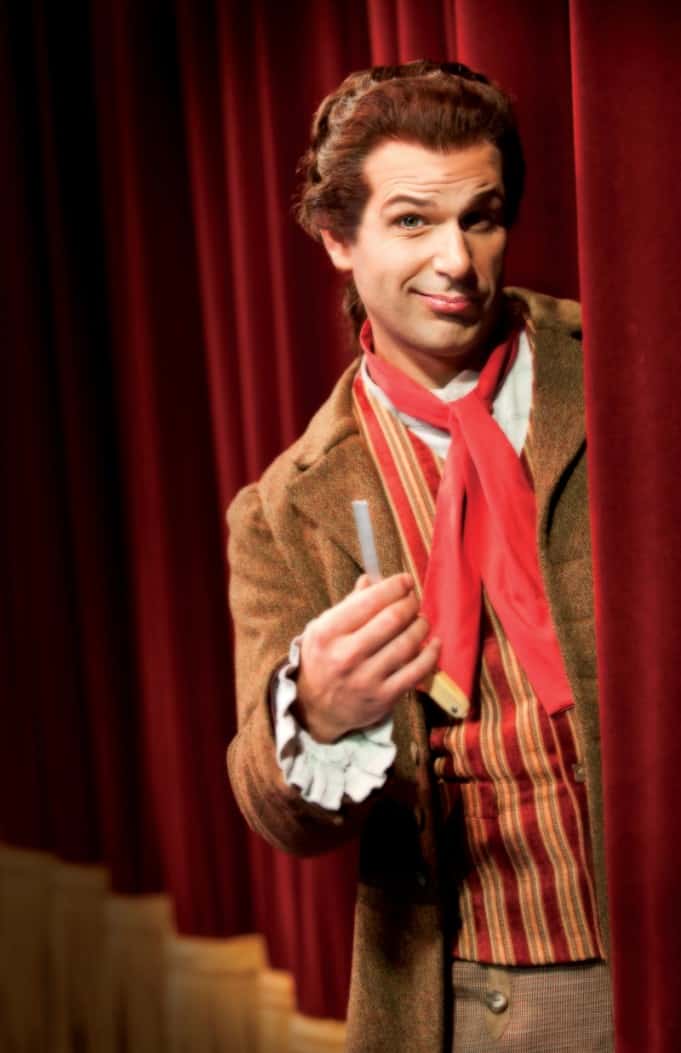 Krassen Karagiozov as Figaro in The Barber of Seville. Photo by Chris Ayers.