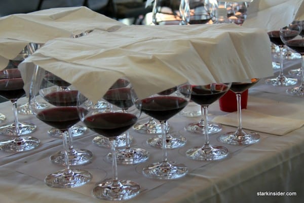 Pinot Noir tasting A boatload of Pinot = 1 flight in wine terms.