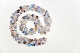 Who pur the arond in email? Who pur the arond in email?