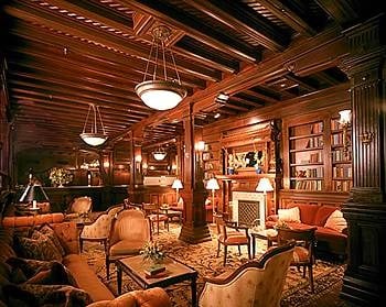 Rich wood paneling throughout the downstairs Rich wood paneling throughout the downstairs