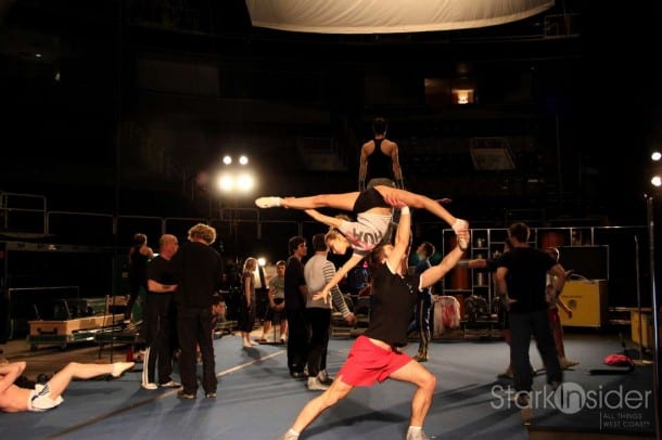 Cirque du Soleil Training at HP Pavilion Cirque du Soleil Training at HP Pavilion
