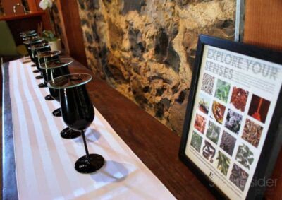 The tasting room at Ehler's Estate Napa Valley