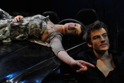 CHLOË BRONZAN as JULIA points out the constellation to PATRICK ALPARONE as DANNY in Trevor Allen's LOLITA ROADTRIP