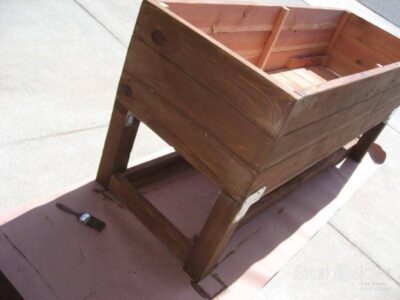 DIY Planter Box - Urban Vegetable Gardening comes true