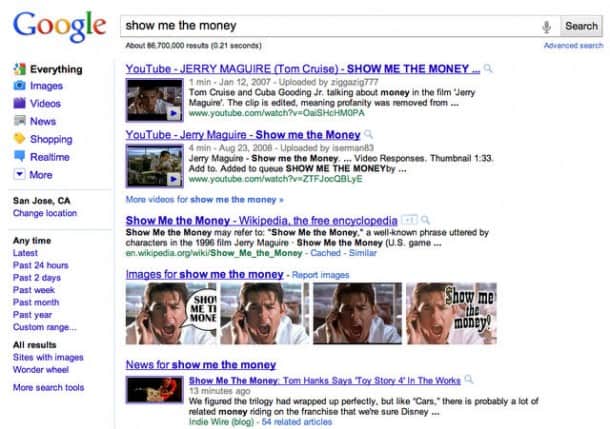 Show Me the Money! Show Me the Money!