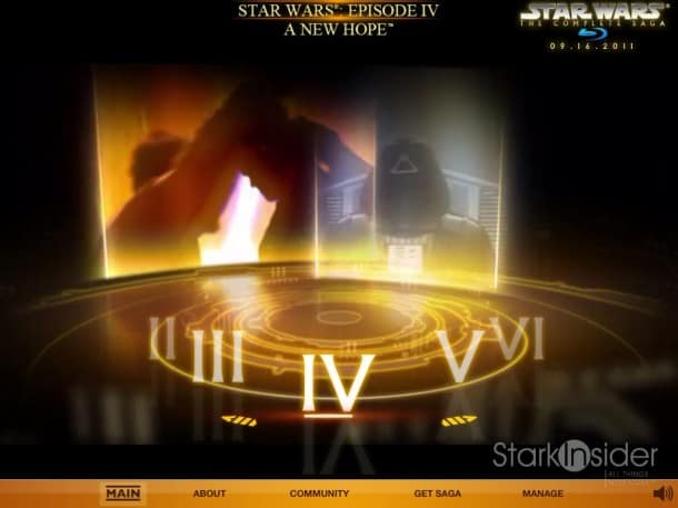 Star Wars Blu-Ray Preview on iPad Star Wars Blu-Ray Preview on iPad