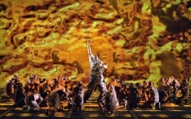 Gordon Hawkins (Alberich) curses the Ring. Gordon Hawkins (Alberich) curses the Ring.