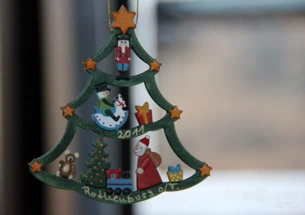 One of the charming, handmade Christmas ornaments I purchased while at Käthe Wohlfahrt in Rothenburg, Germany. One of the charming, handmade Christmas ornaments I purchased while at Käthe Wohlfahrt in Rothenburg, Germany.