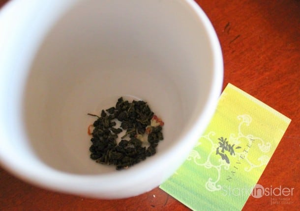 Naivetea-Tea-Test1 Naivetea's Passionfruit Oolong Tea. I was surprised by the intensity of the passionfruit scent. The fragrance was bright and lively when I opened the package and sustained through brewing and enjoyment. Although I still prefer the traditional teas offered in this line, for those that like fruit infusion in your teas, this is a must try.