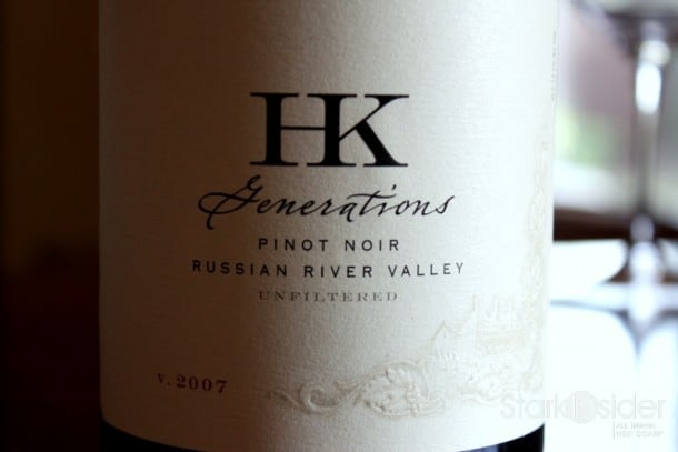 2007 HK Generations Pinot Noir - Russian River Valley 2007 HK Generations Pinot Noir - Russian River Valley