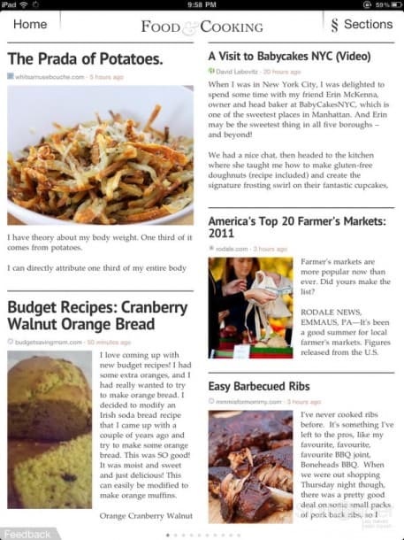Zite for iPad Zite for iPad