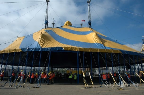 Raising the Big Top - Cirque du Soleil Totem Raising the Big Top - Cirque du Soleil Totem