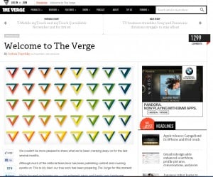 Verge welcome by Joshua Topolsky Verge welcome by Joshua Topolsky