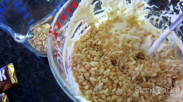 "S'mores No More" Caramilk rice crispy secrets - Recipe