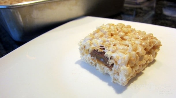 "S'mores No More" Caramilk rice crispy secrets - Recipe