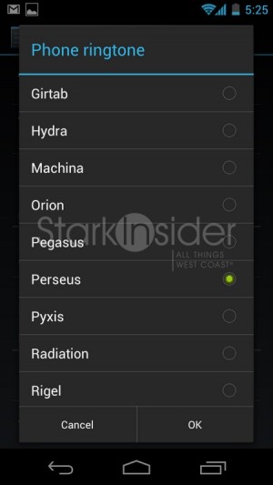 Ringtones on Samsung Galaxy Nexus - Good! Ringtones on Samsung Galaxy Nexus - Good!
