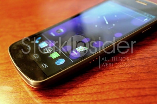 Samsung Galaxy Nexus home screen Samsung Galaxy Nexus home screen