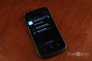 Notification system on Ice Cream Sandwich