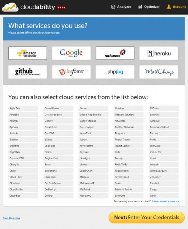 Cloudability Services Cloudability